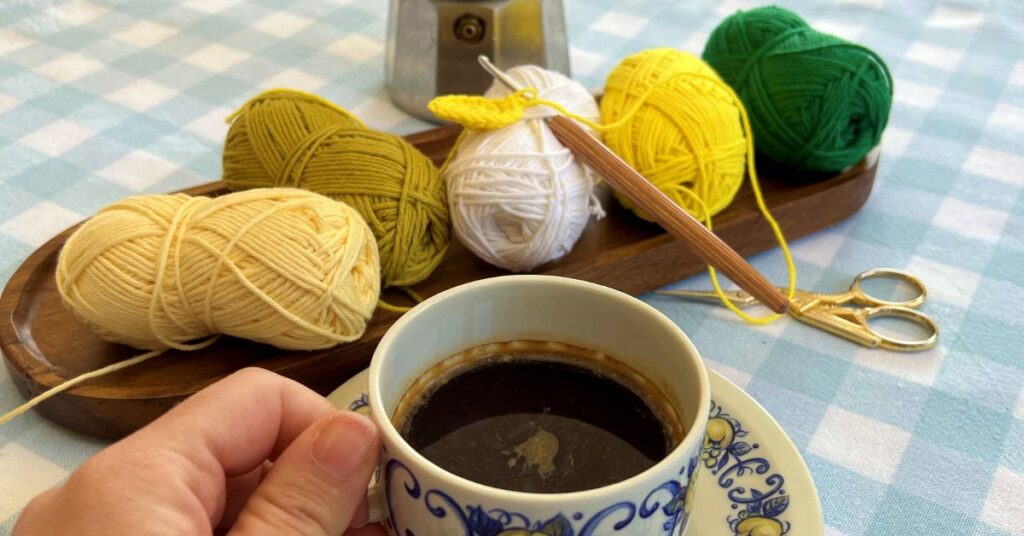 Sabrina, Italian crochet artisan from Naples, founder of The Italian Stitch